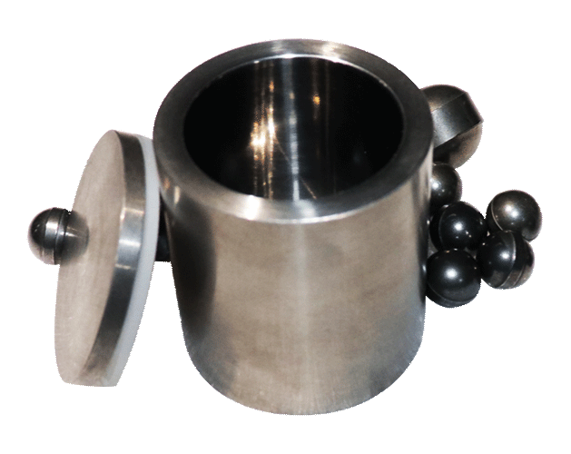 Tungsten carbide planetary mill jar — view 3