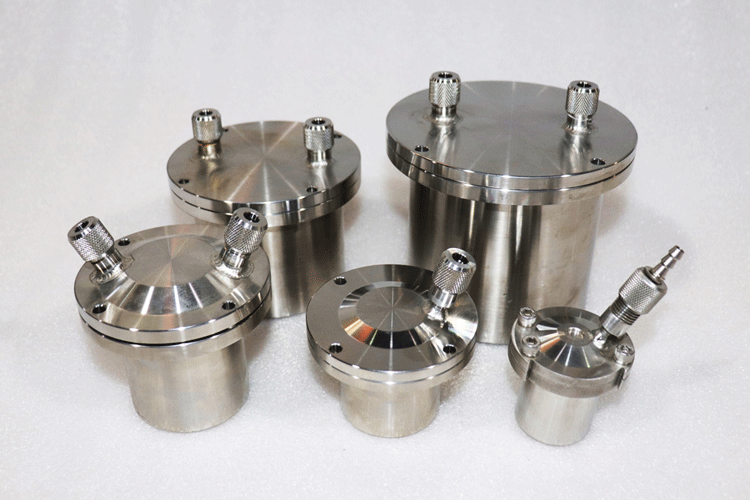 vacuum planetary mill jar — view 2