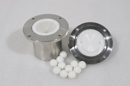 vacuum planetary mill jar — view 3
