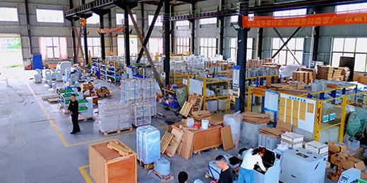 Equipment and assembly areas inside TENCAN's Wushi factory