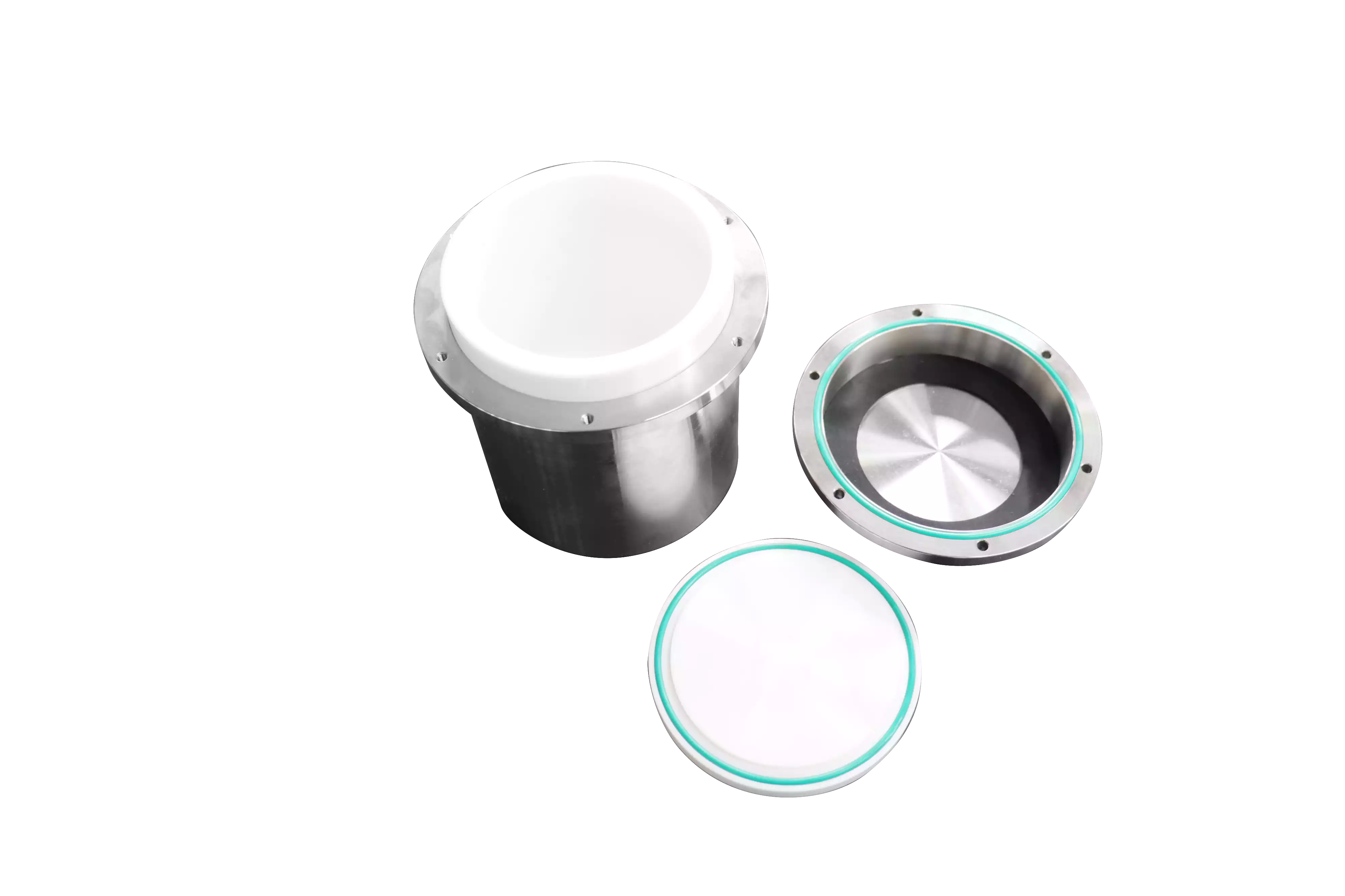Zirconia-Lined Stainless Steel Milling Jar
