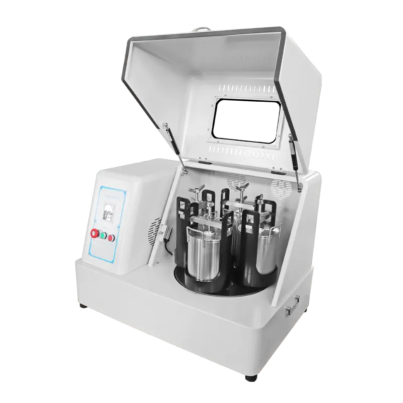Square-type planetary ball mill; product photo shown while the 3D model loads